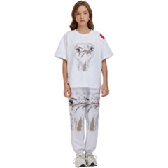 Ostrich T-shirtsteal Your Heart Ostrich 44 T-shirt Kids  T-shirt And Pants Sports Set by EnriqueJohnson