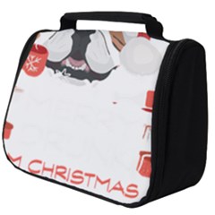 English Bulldog T- Shirt English Bulldog Merry Christmas T- Shirt Full Print Travel Pouch (big) by ZUXUMI