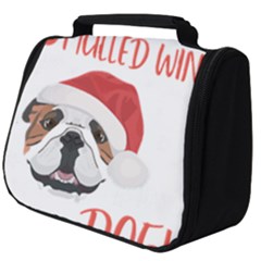 English Bulldog T- Shirt English Bulldog Mulled Wine Christmas T- Shirt Full Print Travel Pouch (big) by ZUXUMI
