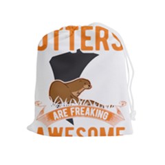 Otter T-shirtbecause Otters Are Freaking Awesome Sea   Otter T-shirt Drawstring Pouch (xl) by EnriqueJohnson