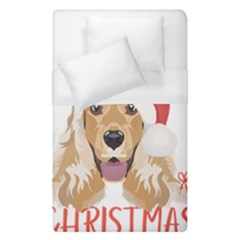 English Cocker Spaniel T- Shirt English Cocker Spaniel Merry Christmas T- Shirt (2) Duvet Cover (single Size) by ZUXUMI