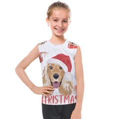 English Cocker Spaniel T- Shirt English Cocker Spaniel Merry Christmas T- Shirt (2) Kids  Mesh Tank Top