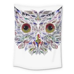 Owl T-shirtowl Color Edition T-shirt Medium Tapestry by EnriqueJohnson