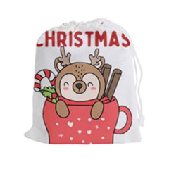 Family Christmas 2022 Matching T- Shirt Christmas We Are Family 2022 Cute Xmas Matching Custom T- Sh Drawstring Pouch (2XL)