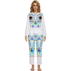 Owl T-shirtowl New Color Design T-shirt Womens  Long Sleeve Lightweight Pajamas Set by EnriqueJohnson