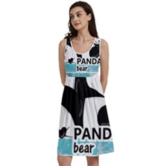 Panda Bear T-shirtcute Panda Bears T-shirt Classic Skater Dress by EnriqueJohnson