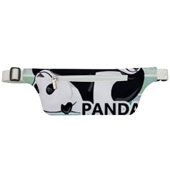 Panda Bear T-shirtcute Panda Bears T-shirt Active Waist Bag by EnriqueJohnson