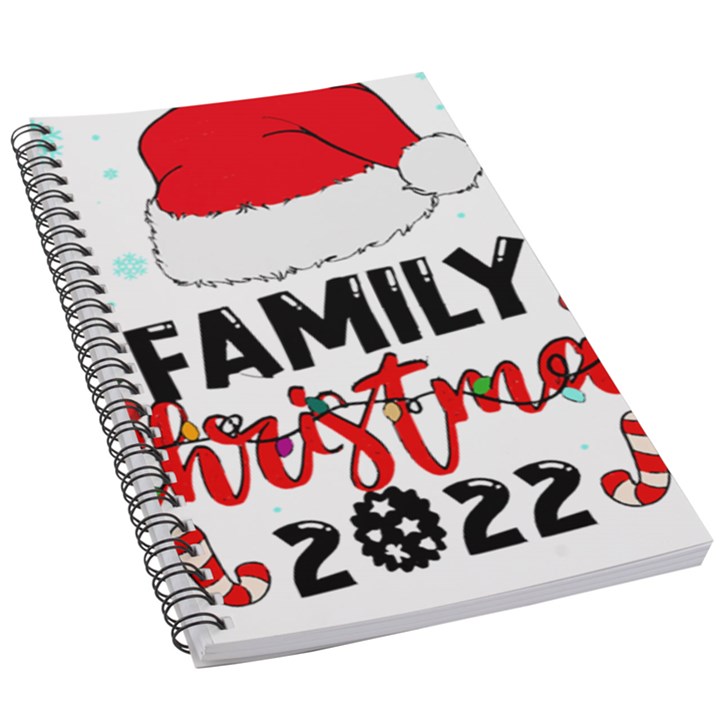Family Christmas T- Shirt Family Christmas 2022 T- Shirt 5.5  x 8.5  Notebook