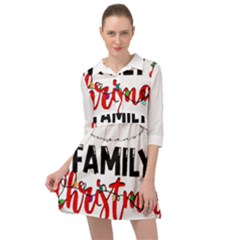 Family Christmas T- Shirt Family Christmas 2022 T- Shirt Mini Skater Shirt Dress by ZUXUMI