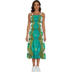 Peacock T-shirtnope Not Today Peacock 138 T-shirt Sleeveless Shoulder Straps Boho Dress