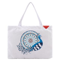 Peacock T-shirtsteal Your Heart Peacock 75 T-shirt Zipper Medium Tote Bag