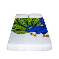 Peacock T-shirtsteal Your Heart Peacock 192 T-shirt Fitted Sheet (full/ Double Size) by EnriqueJohnson