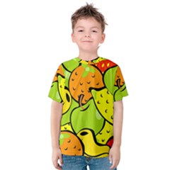 Fruit Food Wallpaper Kids  Cotton T-shirt