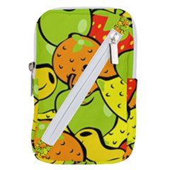 Fruit Food Wallpaper Belt Pouch Bag (small) by Dutashop