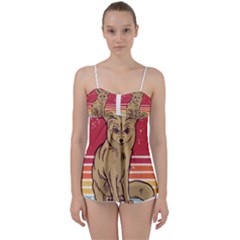 Fennec Fox T- Shirt Im Really A Fennec Fox T- Shirt Babydoll Tankini Set by ZUXUMI