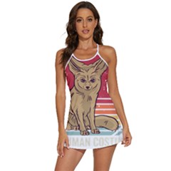 Fennec Fox T- Shirt Im Really A Fennec Fox T- Shirt 2-in-1 Flare Activity Dress by ZUXUMI