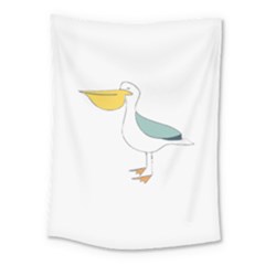 Pelican T-shirtwhite Look Calm Pelican 17 T-shirt (1) Medium Tapestry by EnriqueJohnson