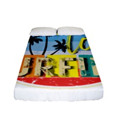 Bright Colorfull Addicted To Surfing T- Shirt Bright Colorfull Addicted To Surfing T- Shirt T- Shirt Fitted Sheet (full/ Double Size)