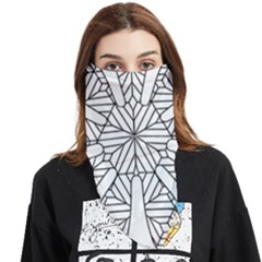 Flower T- Shirt Hi- Tech Flower T- Shirt Face Covering Bandana (triangle)
