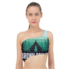 Brown County State Park T- Shirt Brown County State Park I N Camping T- Shirt Spliced Up Bikini Top 