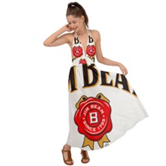 Jim Beam Backless Maxi Beach Dress