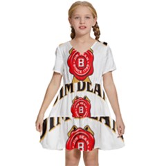 Jim Beam Kids  Short Sleeve Tiered Mini Dress