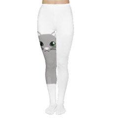 Persian Cat T-shirtwhite Look Calm Persian Cat 09 T-shirt (1) Tights by EnriqueJohnson