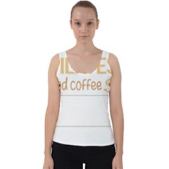 Pilates T-shirtif It Involves Coffee Pilates T-shirt Velvet Tank Top by EnriqueJohnson