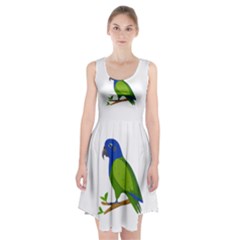 Pionus T-shirtwhite Look Calm Pionus 01 T-shirt Racerback Midi Dress by EnriqueJohnson