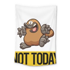 Platypus T-shirtnope Not Today Platypus 37 T-shirt Small Tapestry by EnriqueJohnson