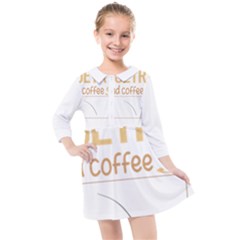 Poetry T-shirtif It Involves Coffee Poetry Poem Poet T-shirt Kids  Quarter Sleeve Shirt Dress by EnriqueJohnson