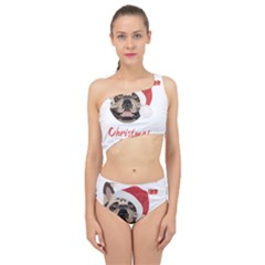French Bulldog T- Shirt French Bulldog Merry Christmas T- Shirt Spliced Up Two Piece Swimsuit by ZUXUMI
