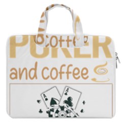 Poker T-shirtif It Involves Coffee Poker T-shirt Macbook Pro 16  Double Pocket Laptop Bag  by EnriqueJohnson