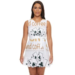 Poker T-shirtif It Involves Coffee Poker T-shirt Waist Tie Tier Mini Chiffon Dress by EnriqueJohnson