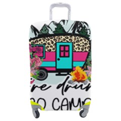 Funny Camping Sayings T- Shirt Funny Camping T- Shirt Luggage Cover (medium)