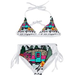 Funny Camping Sayings T- Shirt Funny Camping T- Shirt Kids  Classic Bikini Set