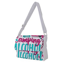 Funny Camping Sayings T- Shirt You Know What Rhymes With Camping  Alcohol T- Shirt Full Print Messenger Bag (m)