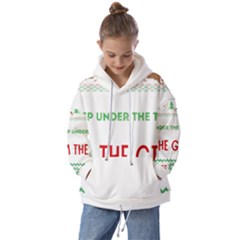 Funny Christmas Sweater T- Shirt Might As Well Sleep Under The Christmas Tree T- Shirt Kids  Oversized Hoodie by ZUXUMI