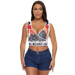 Porcupine T-shirtlife Would Be So Boring Without Porcupines T-shirt Women s Sleeveless Wrap Top
