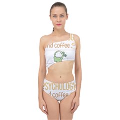 Psychology T-shirtif It Involves Coffee Psychology T-shirt Spliced Up Two Piece Swimsuit by EnriqueJohnson