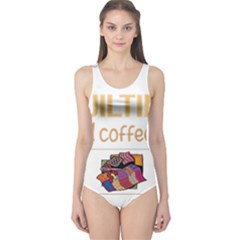 Quilting T-shirtif It Involves Coffee Quilting Quilt Quilter T-shirt One Piece Swimsuit by EnriqueJohnson