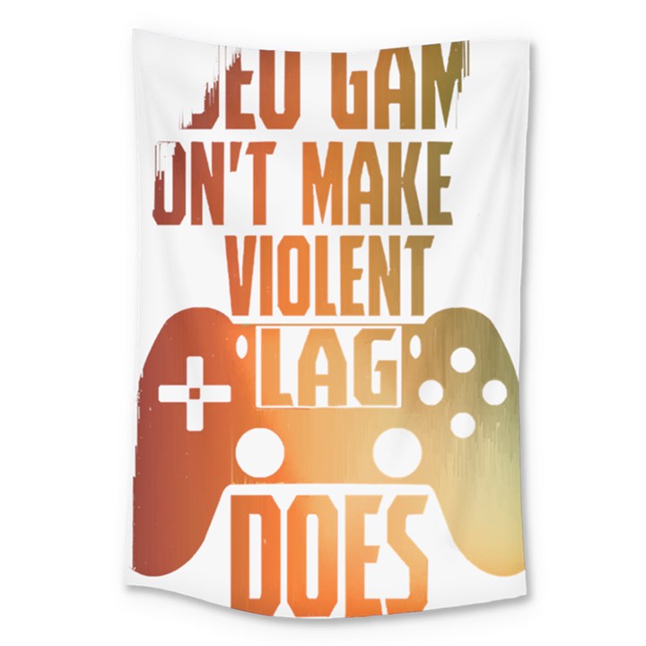 Gaming Controller Quote T- Shirt A Gaming Controller Quote Video Games T- Shirt (1) Large Tapestry