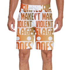Gaming Controller Quote T- Shirt A Gaming Controller Quote Video Games T- Shirt (1) Men s Beach Shorts