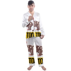 Quoll T-shirtnope Not Today Quoll 03 T-shirt Men s Long Sleeve Satin Pajamas Set