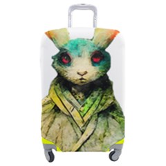 Rabbit T-shirtrabbit Watercolor Painting #rabbit T-shirt (5) Luggage Cover (Medium)