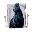 Rabbit T-shirtrabbit Watercolor Painting #rabbit T-shirt Drawstring Bag (Small) View1