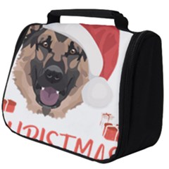 German Shepherd T- Shirt German Shepherd Merry Christmas T- Shirt (2) Full Print Travel Pouch (big) by ZUXUMI