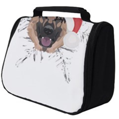 German Shepherd T- Shirt German Shepherd Merry Christmas T- Shirt (3) Full Print Travel Pouch (big) by ZUXUMI