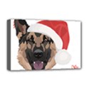 German Shepherd T- Shirt German Shepherd Merry Christmas T- Shirt (4) Deluxe Canvas 18  x 12  (Stretched) View1