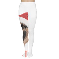 German Shepherd T- Shirt German Shepherd Merry Christmas T- Shirt (4) Tights